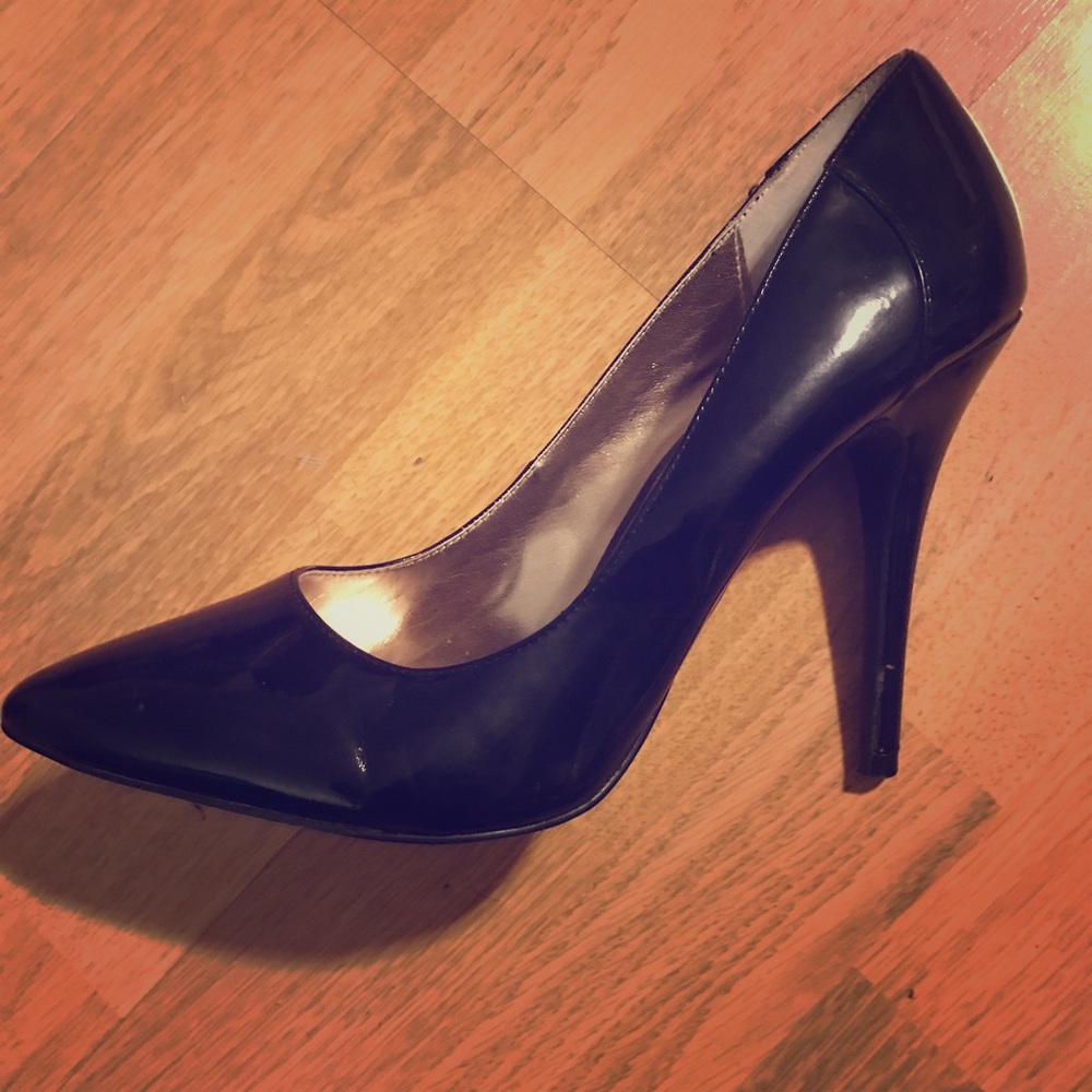 Black Patent Leather Steve Madden Heels