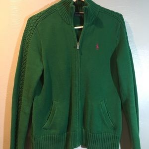 Women's size medium Ralph Lauren zip jacket