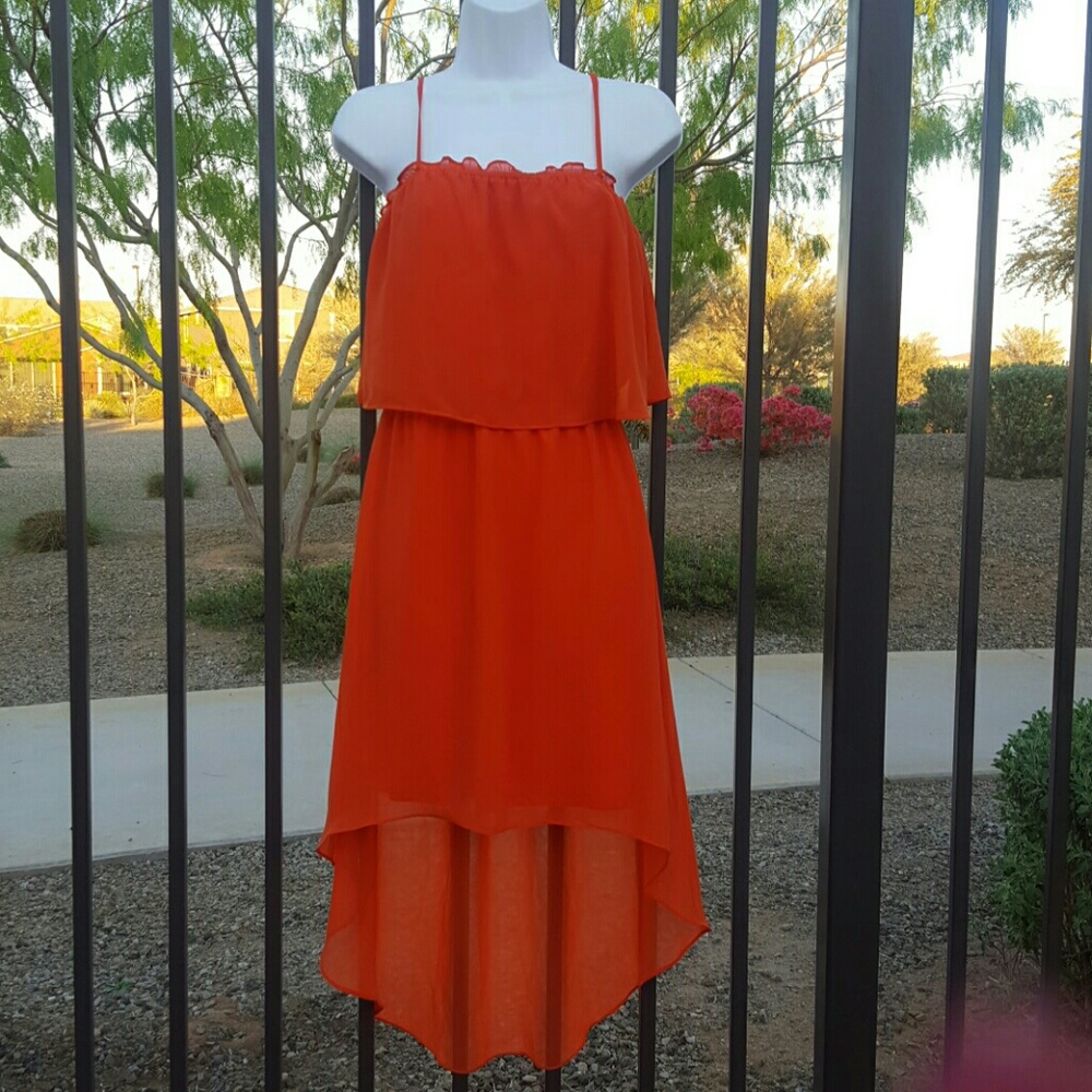bebe HIGH LOW DRESS