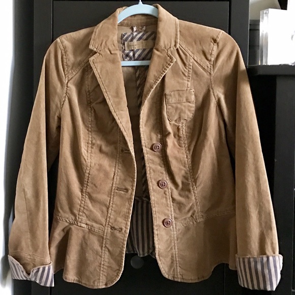 Anthropologie Jackets & Blazers - Anthropologie Pilcro brown corduroy jacket