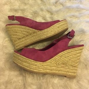 Purple/Pink wedges