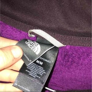 Northface fuzzy quarter zip