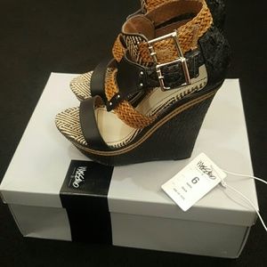 MOSSIMO Woven Wedged Heels
