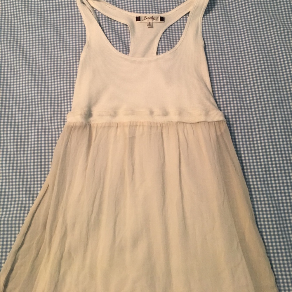 Beautiful cream baby doll tank top