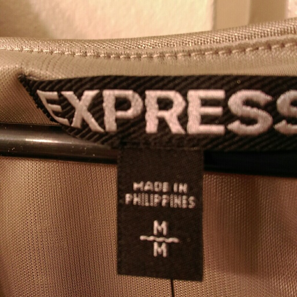 Shimmery Gold Express Dress - Picture 4 of 4