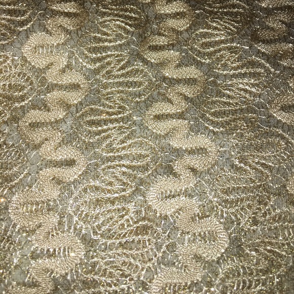 NWOT gold shimmer shorts! - Picture 3 of 6