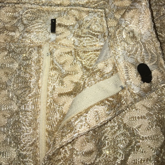 NWOT gold shimmer shorts! - Picture 6 of 6