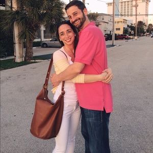 Neon striped jcrew cardigan