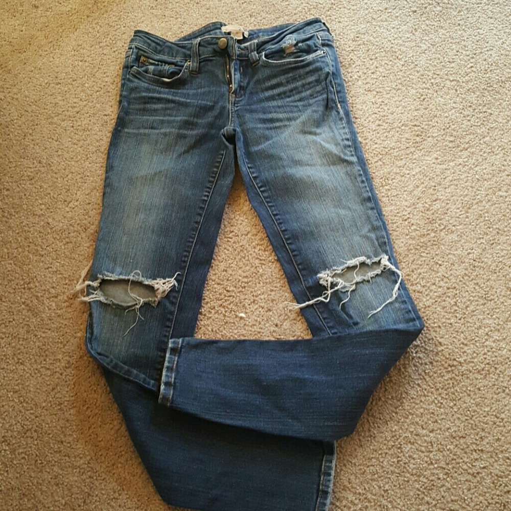 Forever 21 distressed jeans