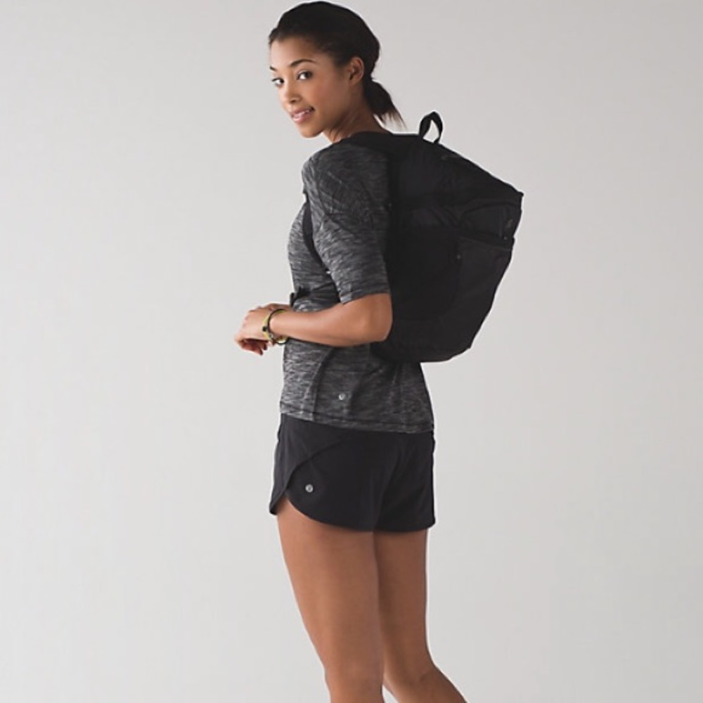 Lululemon black speed shorts