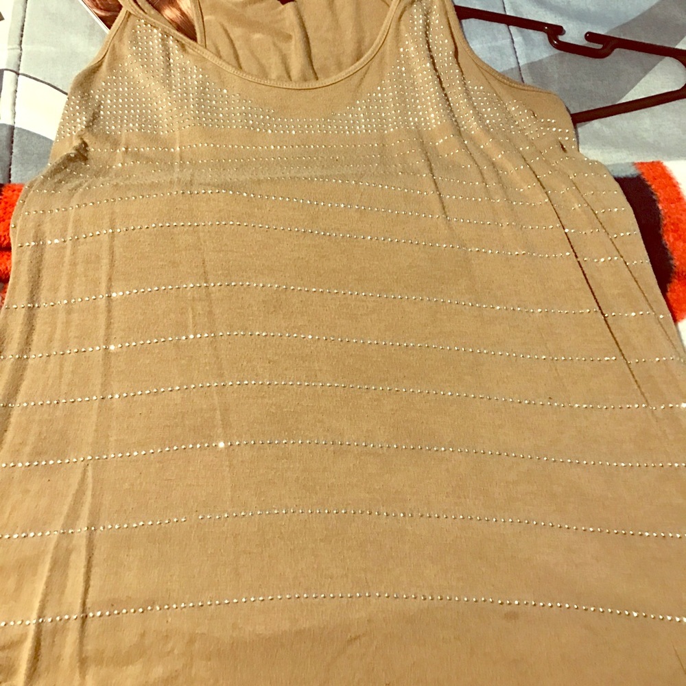 Gold Sequin Tank