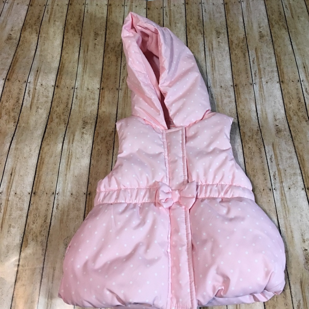 NWT girls hooded vest