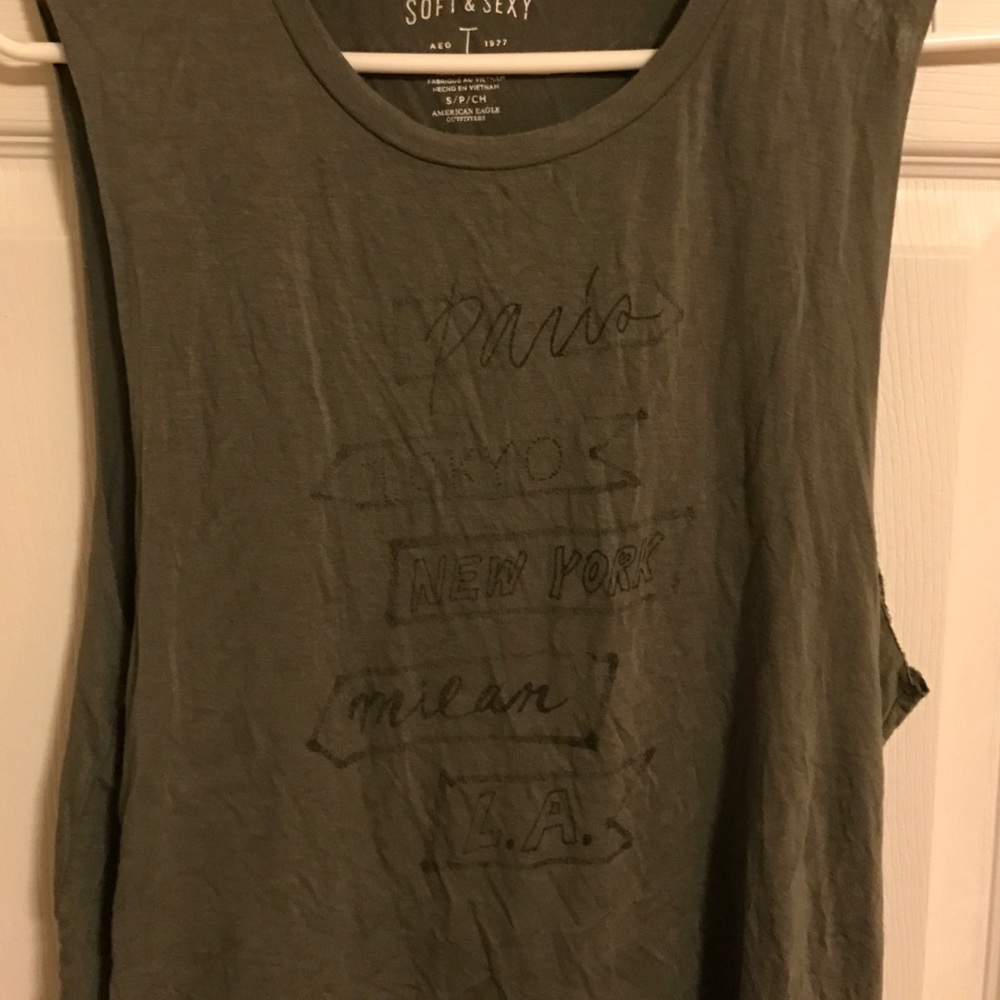 AEO soft and sexy graphic tee SIZE SMALL