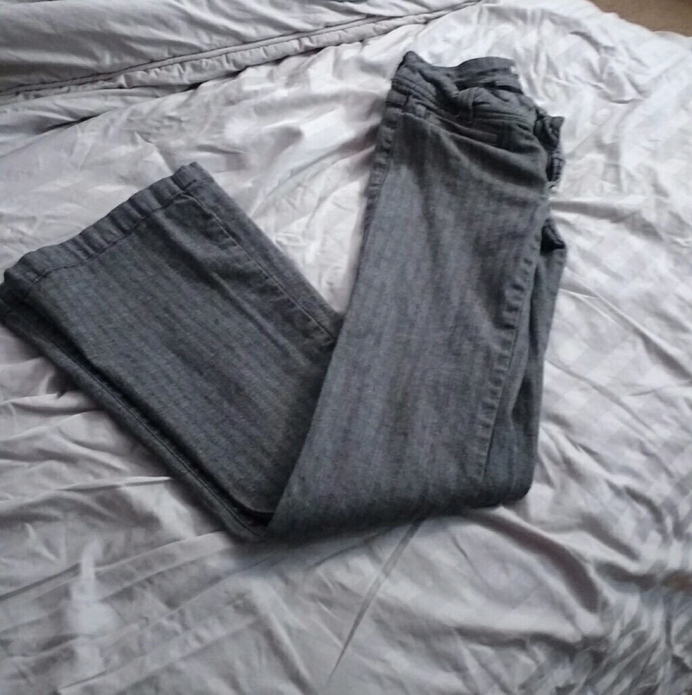 Pinstriped casual pant