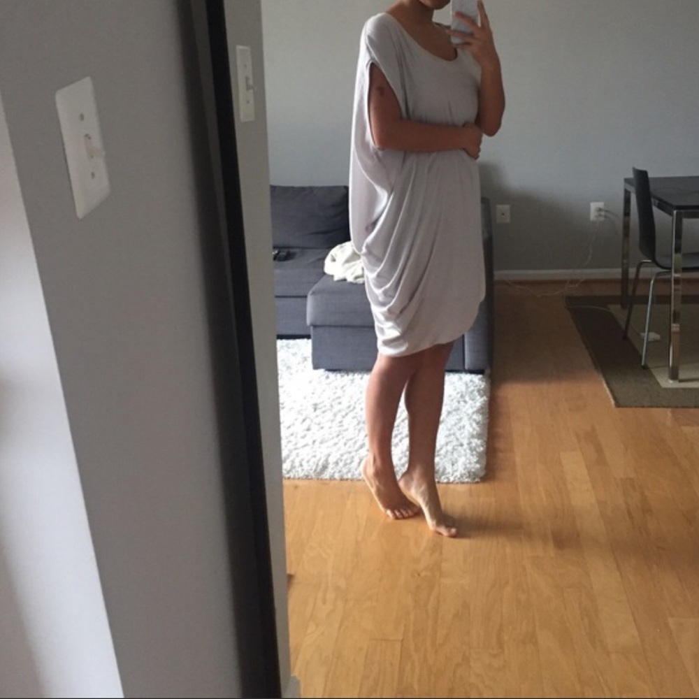 Helmut Lang Silk Draped Dress (fits sizes 0-6)