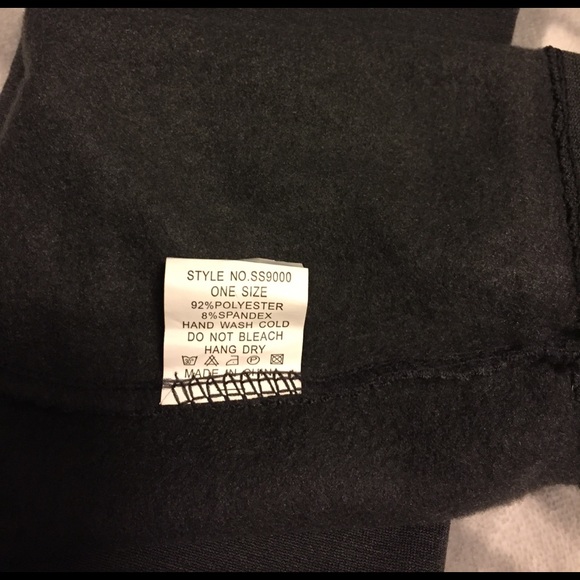 Fleece lined gray leggings - Picture 2 of 2