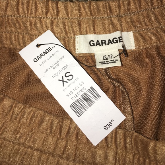 NWT brown suede shorts!! Size XS - Picture 5 of 6