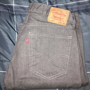 Men's Gray Levi Jeans - Size 34x32