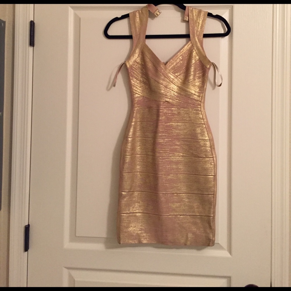 Herve Leger Iman Dress
