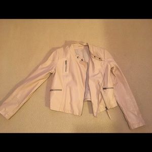 Beautiful Light pink leather jacket