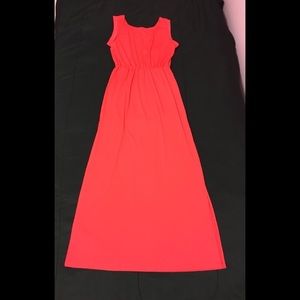 H&M red maxi dress