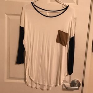 Vanilla Bay 2 toned long sleeve w/ pocket M