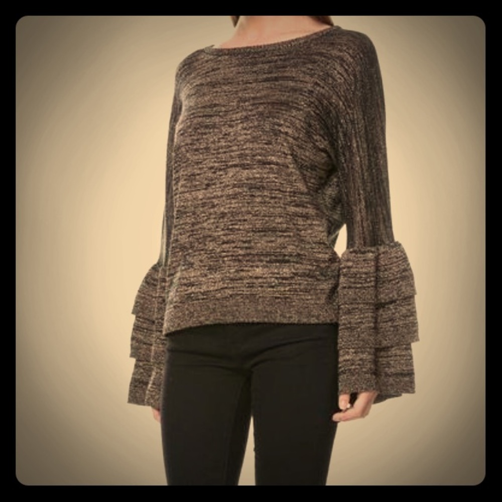 Endless Rose
Tiered Ruffle Sleeve Sweater