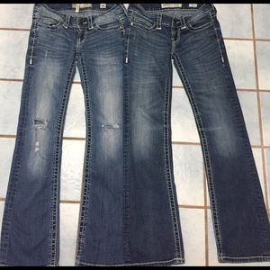 BKE jeans size 26. 26/31 & 26/31 1/2.