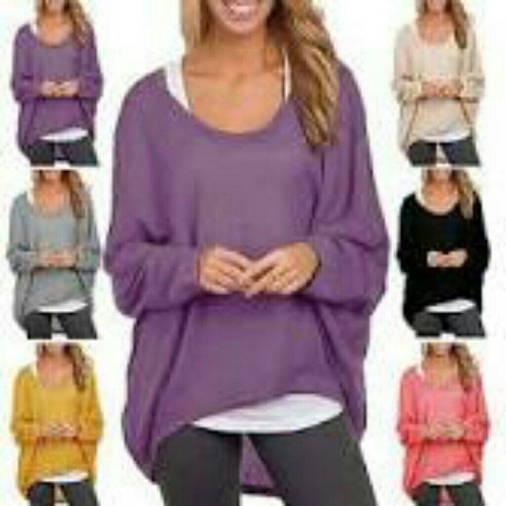Loose fit pullover top