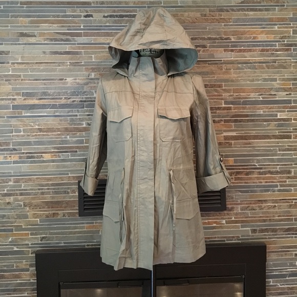 Lightweight Olive Utility Jacket - Picture 4 of 4