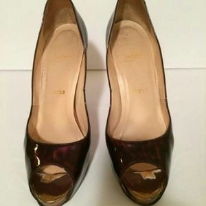 Christian Louboutin Very Prive 120 Tortoiseshell