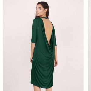 Green maxi dress
