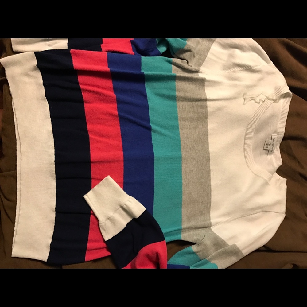 NWOT striped sweater.