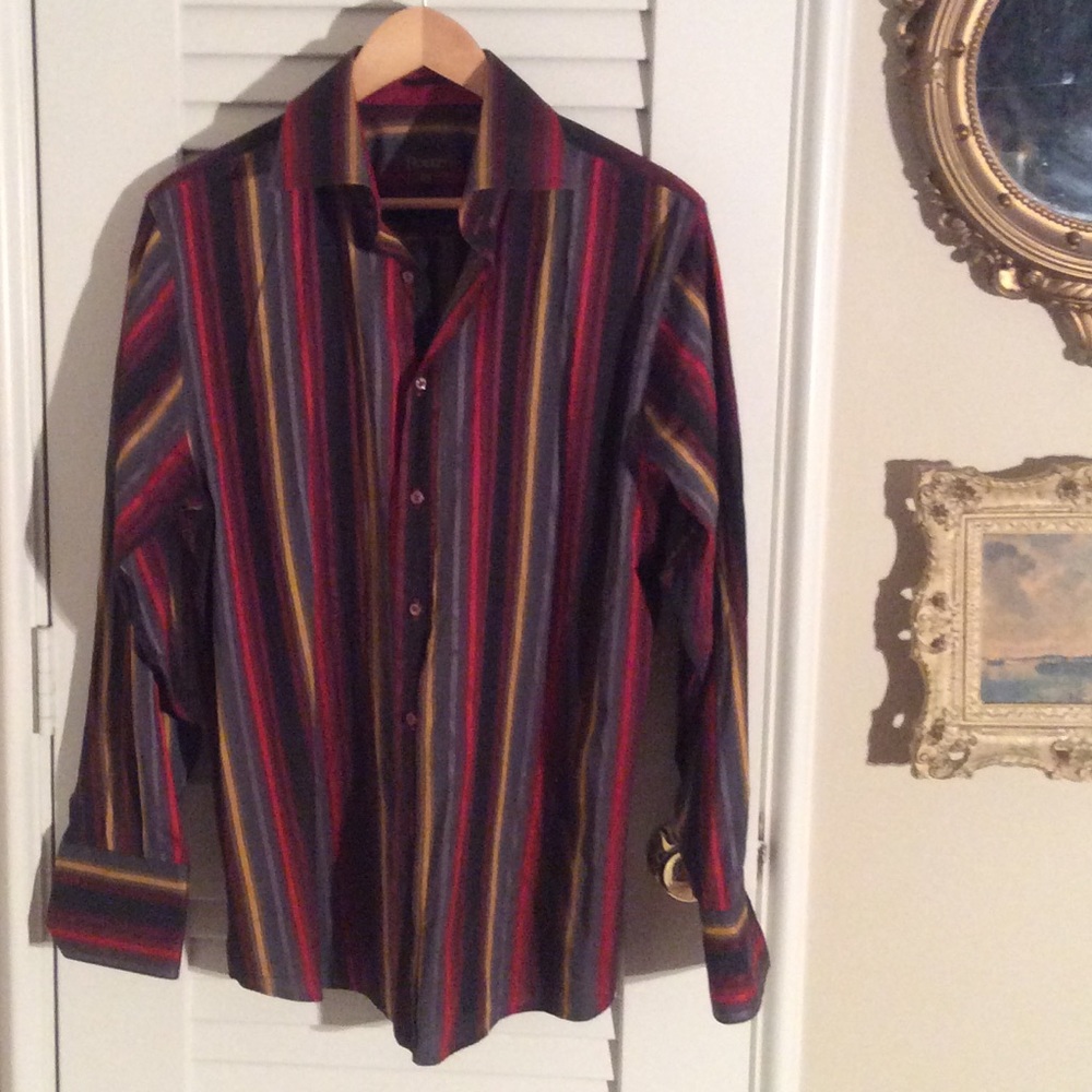 🎻🎻 Men's ROAR fancy stripe shirt.