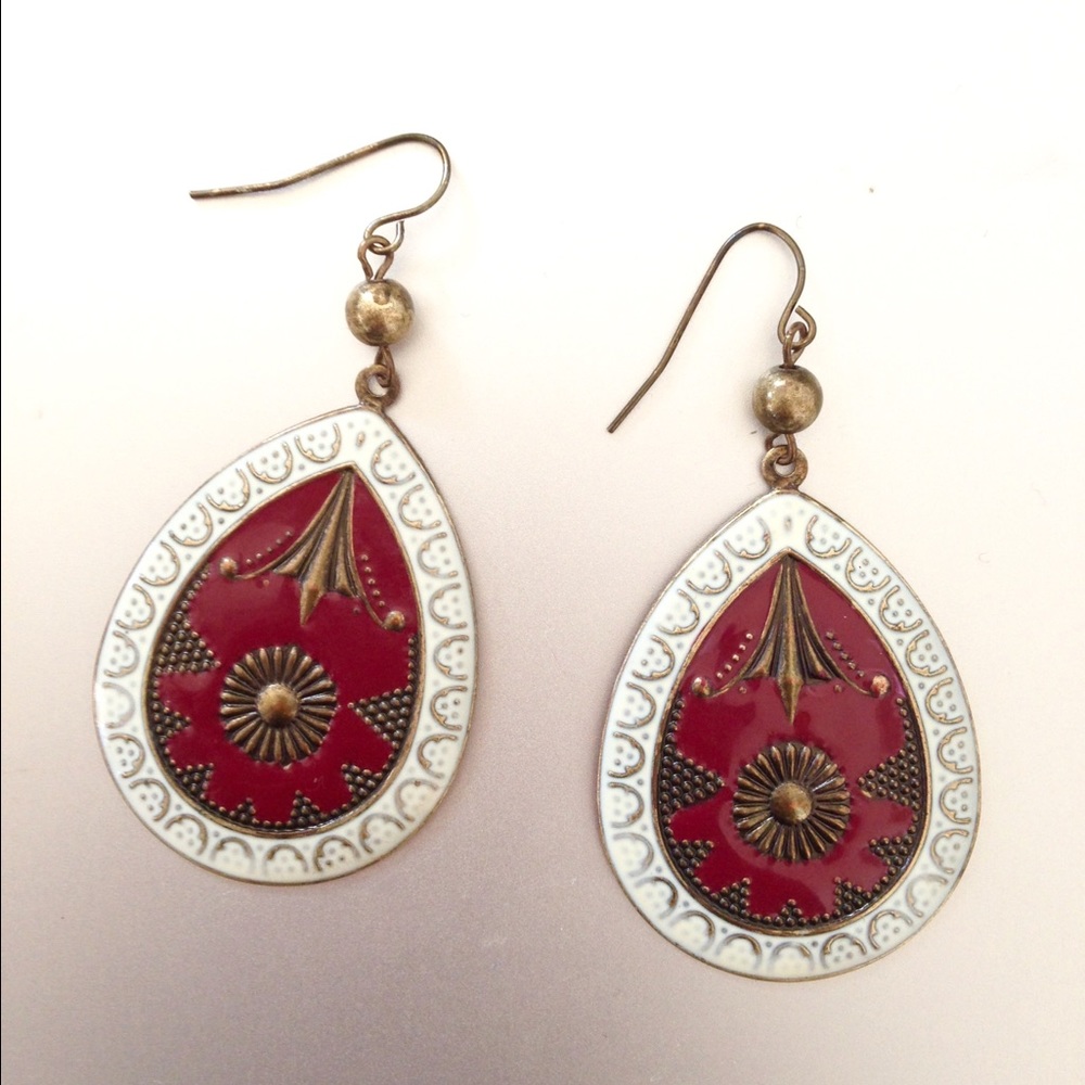 Metal earrings