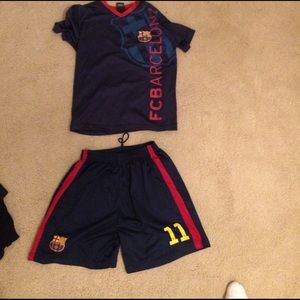 Barcelona shirt and shorts set!