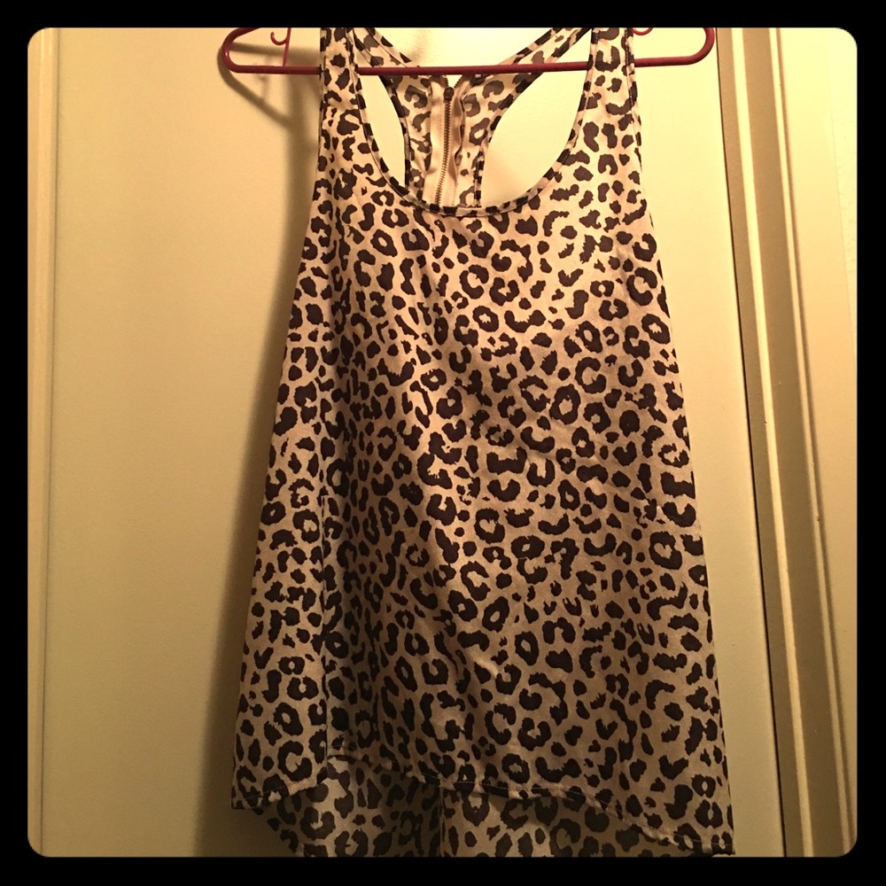 Cheetah printed top