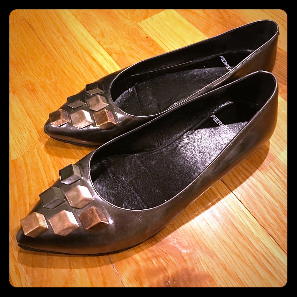 Pierre Hardy Metallic Flats