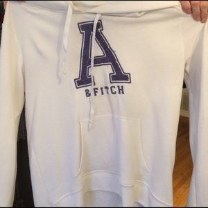 Abercrombie white sweatshirt!