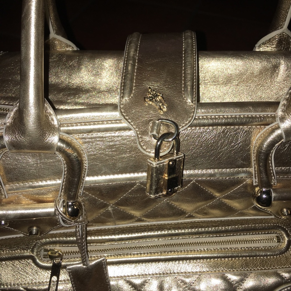 GOLD Burberry Purse!