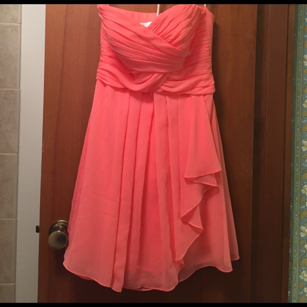 Coral David's Bridal Dress