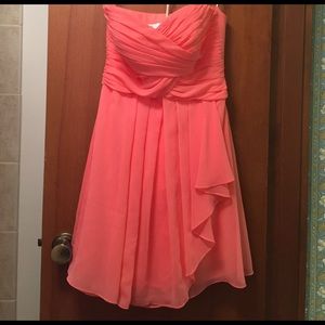 Coral David's Bridal Dress