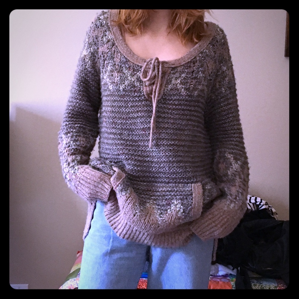 Free People Mauve Sweater Dress