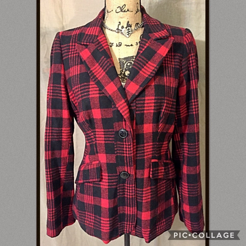 Plaid blazer