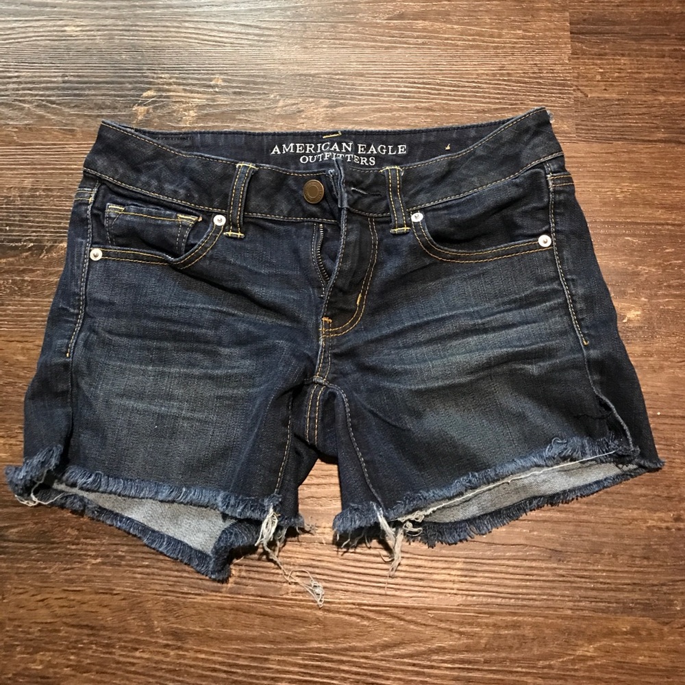 Dark Wash Jean Shorts