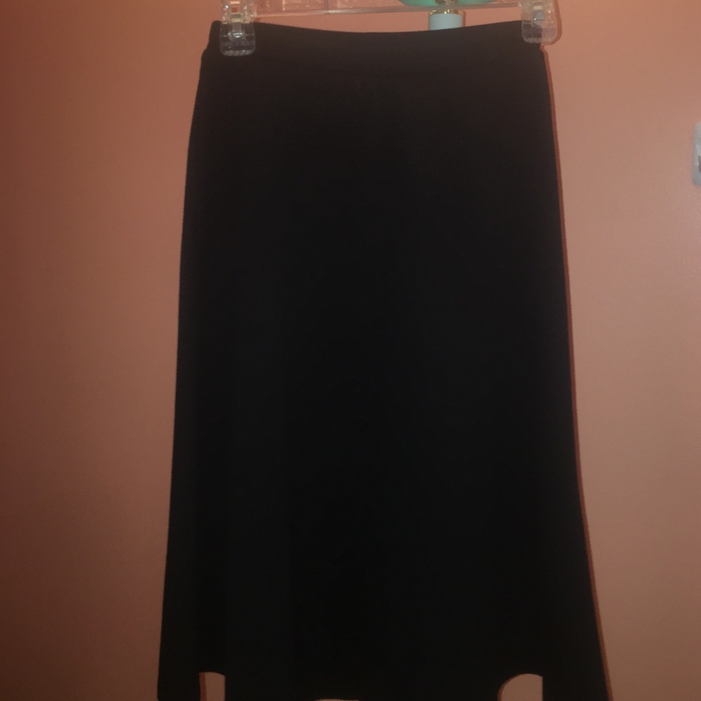A-Line Black Skirt