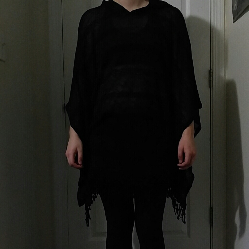 Black poncho