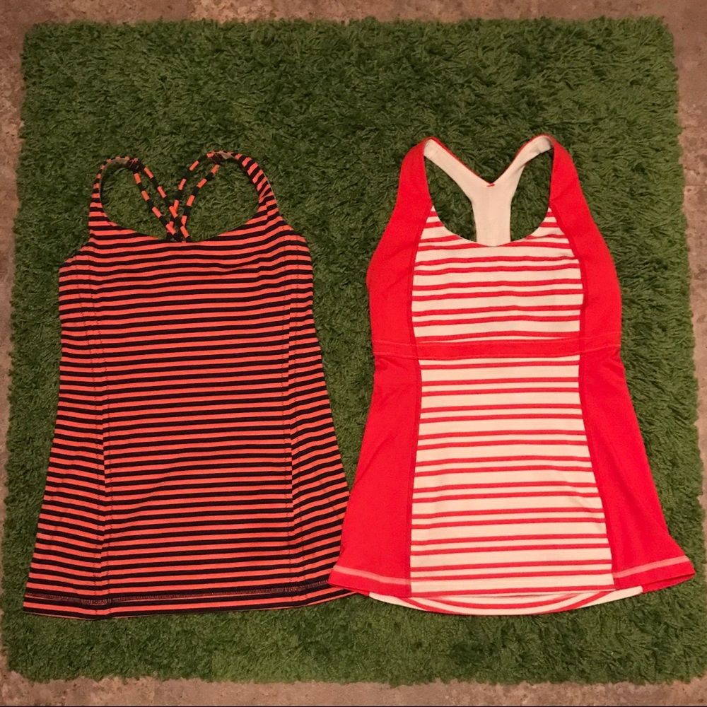Lululemon striped tank bundle