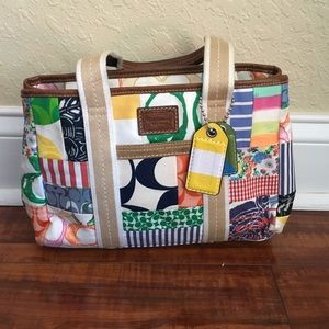 Coach Quilt-Pattern Purse