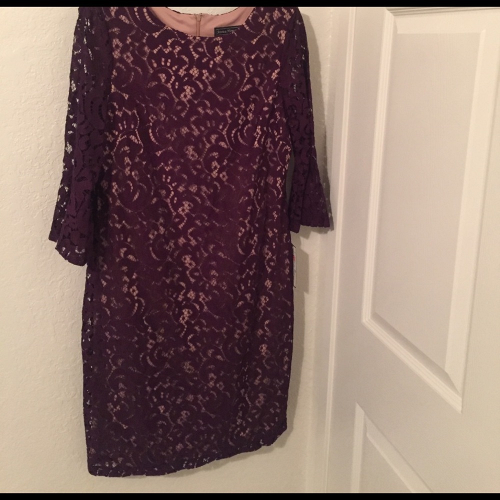 Jessica Howard purple dress